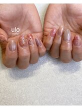 ウロネイルズ(ulo nails)/押し花ニュアンスネイルデザイン