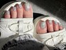 【フット】《スクラブ&フット保湿ケア付き》ワンカラー