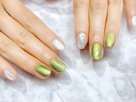 ラメワンカラーで気分UP↑秋色