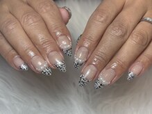 エクラ(eclat)/冬大人気ツイードネイル