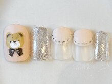 カラ ネイル 中津店(calla nail)/クマのぬいぐるみ