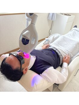 ホワイトニングビューティー 光の森店(WHITENING BEAUTY)の写真/第一印象を格上げ！ビジネスマンの清潔感を高めるメンズセルフホワイトニングがおすすめ★