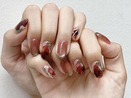 【マグネット】ニュアンスネイル
