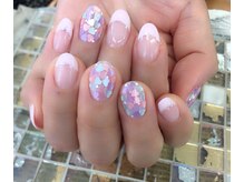 ネイルエルーシェ 立川店(Nail Ercher)/フレンチネイル/ハートホロ