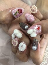 ネイルサロン パピリオ(Nail Salon papilio)/ガーリーネイル☆
