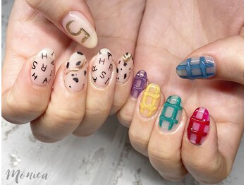 モニカ(MONICA)/カラフル★イベントネイル