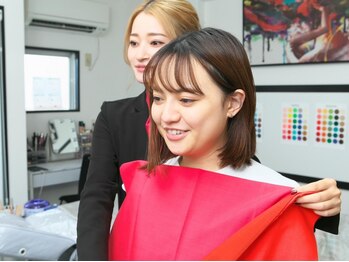 アールズ(R's)の写真/【博多エリア/パーソナルカラー診断/骨格診断】自分に似合うものが知りたい方に◎一気にイメチェン！