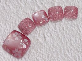 桜フットネイル