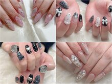 ビガク(Bigaku)の雰囲気（パーツ多めのゴテゴテネイルが得意です。）