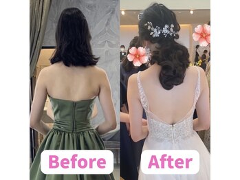 ボディキュア ブライダル美容整体 大阪梅田/【ドレス映え】背中も美しく