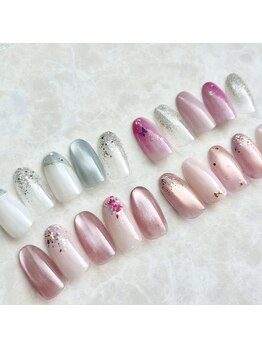 アプリコットネイル(apricot nail)の写真/長く通って欲しいから当店ジェルは付け替え無料☆自爪に優しいフィルイン施術♪ジェルが浮きやすい方にも◎