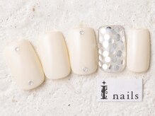 アイネイルズ 新宿店(I nails)/個性派シンプルホロ7480円