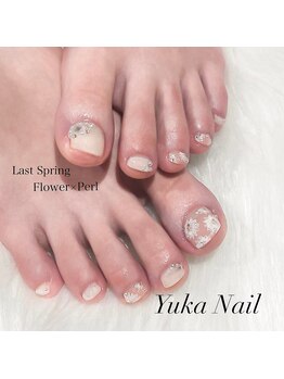 ユカネイル(Yuka Nail)/春!Footデザインネイル♪