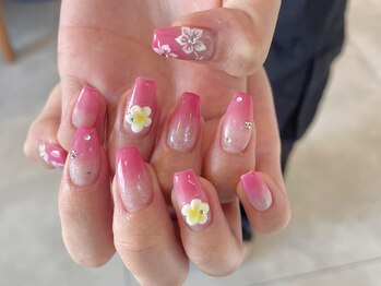 プラス ファースト(Plus 1st)/夏ネイル♪ｂｙＮｉｎｏmiya