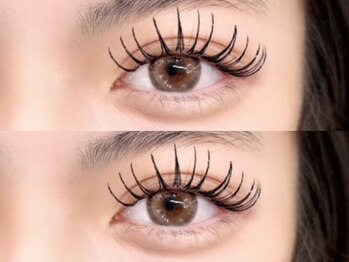 ルチア 博多店(Lucia)の写真/【韓国マツエク＆パリジェンヌ九州1位】束感仕上げで叶える愛されモテ可愛い目元♪【博多】