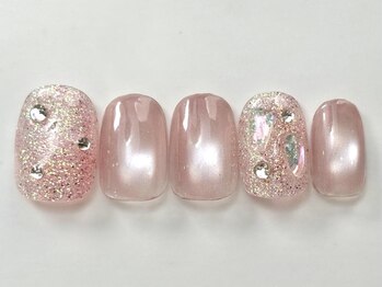 ネイルメゾン 天神店(NAIL MAISON)/マグオーロラピンク¥6000