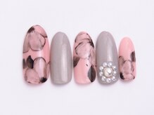 ネイリックス アヴェニール(NAILX avenir)/モノトーンフラワー