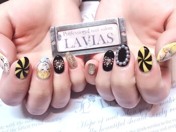 プロフェッショナル ネイルサロン ラヴィアス(LAVIAS)/【ジェル】10本アートし放題