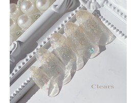 シルバーホワイトホロラメグラデ