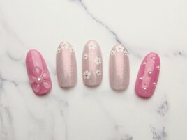 お花ネイル