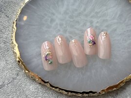 押し花ネイル