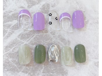 ネイルサロン ティフィン(tiffin)/~6月monthly design~