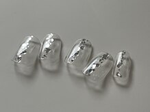 ネイルメゾン 天神店(NAIL MAISON)/メンズホロラインシンプル￥5550