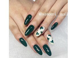 satomi担当:緑ネイル♪