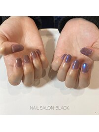 パープルオーロラネイル