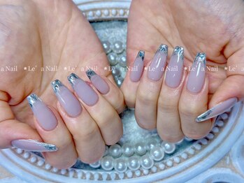 レアネイル 渋谷店(Le’a nail)/ガラスフレンチ