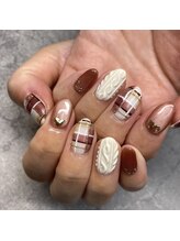 ネイルサロンファストネイルプラス 新宿店(FAST NAIL PLUS)/2024冬ネイル【ニットネイル】