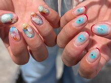 ネイル リリ(nail RiRi)/ちぐはぐフルアート