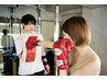 【有酸素運動で脂肪燃焼】プロが教えるキックボクシング　60分　¥4,000