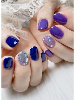 キラキラホログラムネイル♪