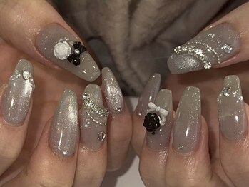 ネイルメゾン 渋谷店(NAIL MAISON)の写真/【6980円～ワンホンデザインコース】可愛いリボンパーツなどワンホン系の定額コース☆［渋谷]