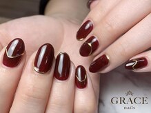 グレース ネイルズ(GRACE nails)/ボルドー