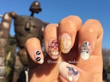 ネイル アトリエ コモード(nail atelier Comodo)/絵画ネイル [アニメネイル]