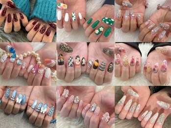 クレア(CLEA)の写真/爪に悩みがある長さ出しがしたい方にオススメ☆自爪にコンプレックスがある方も長いネイルを楽しめます♪