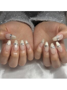 Mネイルアンドカフェ シェレステ/マグネット×ストーン