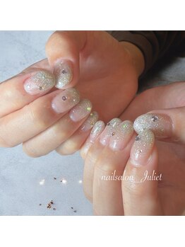 ネイルサロン ジュリエット(Nailsalon Juliet)/オリジナルラメグラデ