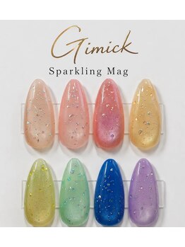 ギミック(Gimick)の写真/SNSで話題のバブルマグネットを体験！気になっていた人必見のシンプルネイルで指先を整えよう☆
