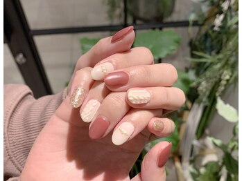 ネイルズ ララ(nails Lala)/ニットネイル。