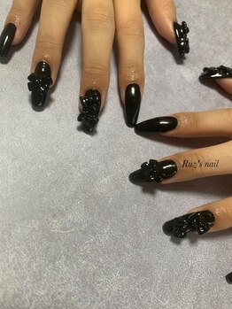ラズネイル(RUZ'S NAIL)/【秋本】リボンネイル