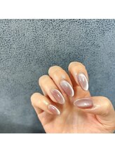 ミモザ(mimosa)/マグネットネイル