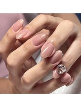 アイリッシュネイル 久屋大通店(Irish Nail)/805ココアージュ×マオボール