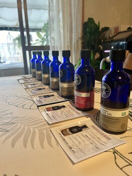 アロハス フォーアールサロン 糸島(ALOHAS 4Rsalon)/厳選した7種類のアロマオイル