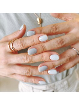 リグネイルスタジオ(Lig nail studio)/アイスブルーネイル