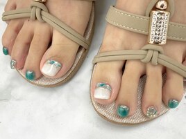 【浦川】シェルフットネイル