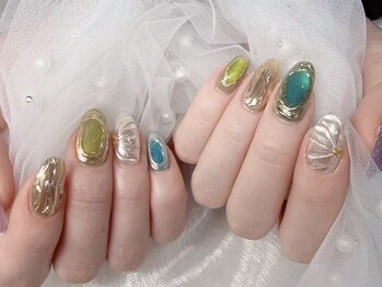 ネイルズバー 新宿店(Nails Bar)/アンティークフレームネイル