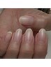 クリア｜お仕事でネイルNGの方にも◎自爪保護×美しい艶指先